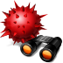 Hot Find Virus Icon 72x72 png